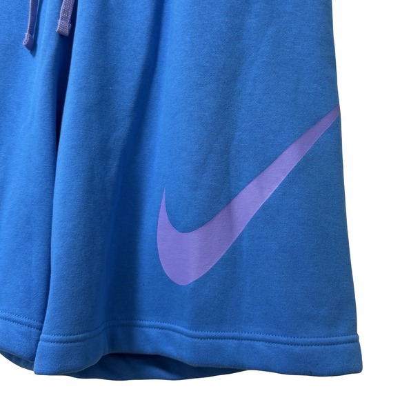 Nike Sportswear Tech Fleece Swoosh Drawstring Shorts Size XL Blue Athletic NWT - Picture 4 of 8